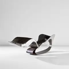 Ron Arad, Unique 'Sapporo Spring', 1990, Patinated steel, polished stainless steel, sprung steel