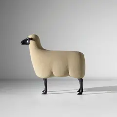 François-Xavier Lalanne, 'Mouton de Pierre', designed 1979, executed 1989, Epoxy stone, patinated bronze