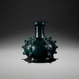 Napoleone Martinuzzi, Important vase, circa 1930, Coloured iridescent pulegoso glass