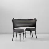 Sebastian Brajkovic, 'Lathe VIII', designed 2008, executed 2009, Patinated bronze, embroidered fabric, passemanterie
