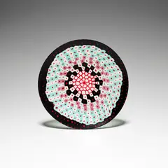Tobia Scarpa, Plate, model no. 4885sp, 1959, Murrine glass