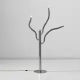 Angelo Lelii, 'Cactus' adjustable floor lamp, circa 1967, Stainless steel