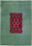 Paule Leleu, Large carpet, from the 'Graffiti' series, late 1950s, Hand-knotted wool