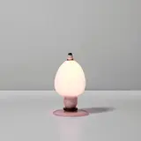 Napoleone Martinuzzi, Table lamp, model no. 9012, circa 1930, Incamiciato glass, coloured glass, brass