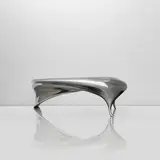 Jeroen Verhoeven, 'Lectori Salutem' desk, 2010, Polished stainless steel