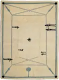 Diego Giacometti, 'La rencontre' carpet, designed in 1984, Wool