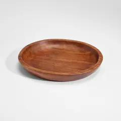 Alexandre Noll, Dish, 1950s, African mahogany