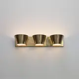 Paavo Tynell, Early wall light, 1940s, Brass, painted brass, acrylic