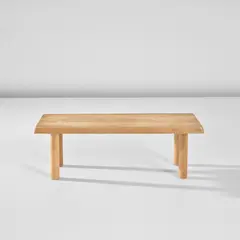 Coffee table by Charlotte Perriand, circa 1960, Ash, offered Apr 2026