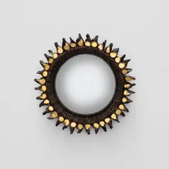 Line Vautrin, 'Chardon' mirror, circa 1960, Talosel , coloured mirrored glass, convex mirrored glass