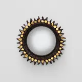 Line Vautrin, 'Chardon' mirror, circa 1960, Talosel , coloured mirrored glass, convex mirrored glass