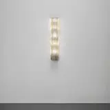 Carlo Scarpa, Large wall light, model no. 215, 1931-1935, Ondulato glass, brass