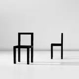 Two chairs, from Palazzo Gualino, Turin by Gino Levi Montalcini and Giuseppe Pagano, circa 1929, Painted buxus, sold Apr 2026