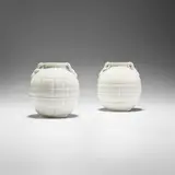 Gio Ponti, Pair of vases, model no. 328 P, 1925-1930, Glazed earthenware