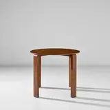 Side table, from Palazzo Gualino, Turin by Gino Levi Montalcini and Giuseppe Pagano, circa 1929, Buxus-veneered wood, sold Apr 2026