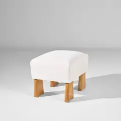 Paolo Buffa, Stool, circa 1945, Birch, fabric