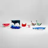 Eight sculptures by Gio Ponti and Paolo De Poli, 1956-1966, Enamelled copper, sold Apr 2026