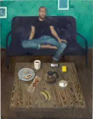 Max by Nathanaëlle Herbelin, 2015-2022, oil on canvas, sold Mar 2025