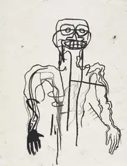 Jean-Michel Basquiat, Untitled, 1982, oilstick and pencil on paper
