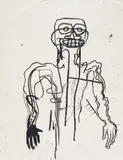 Jean-Michel Basquiat, Untitled, 1982, oilstick and pencil on paper