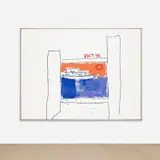 Jean-Michel Basquiat, Pattya, 1984, acrylic and oilstick on canvas