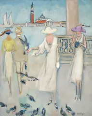 Kees van Dongen, A l'ombre du campanile, 1921, oil on canvas