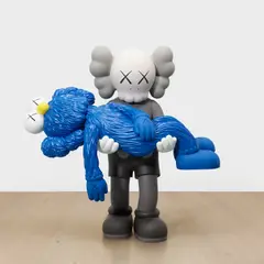 Kaws, GONE, 2018, painted bronze