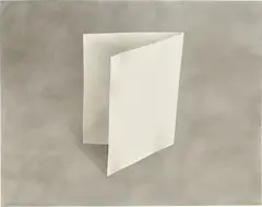 Ed Ruscha, Folded Paper, 1973, pastel on paper