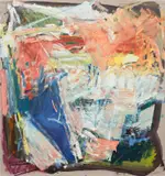 Pam Evelyn, Crowd, 2021, oil on linen