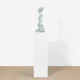 Rebecca Warren, Totem (b.), 2007, bronze, on artist's wooden plinth