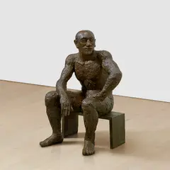 Dame Elisabeth Frink Ra, Seated Man II, 1986, bronze
