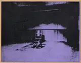 Richard Pettibone, Andy Warhol "Electric Chair", 1996, acrylic and silkscreen ink on canvas, in artist's frame