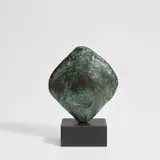 William Turnbull, Tragic Mask, 1979, bronze, on wooden base
