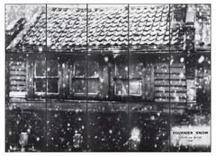 Gilbert&George, FOURNIER SNOW, 1980, gelatin silver print, in artist's frame, in 15 parts