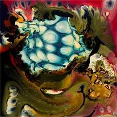 Keith Tyson, Nature Painting (Nested), 2008, mixed media on aluminium