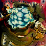 Keith Tyson, Nature Painting (Nested), 2008, mixed media on aluminium