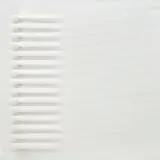 Agostino Bonalumi, Bianco, 1977, shaped canvas and vinyl tempera