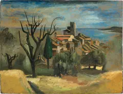 André Derain, Village d’Espagne, 1920, oil on board