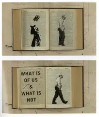 William Kentridge, Second-hand Reading, 2013, video HD flipbook film from drawings on single pages of the Shorter Oxford English Dictionary