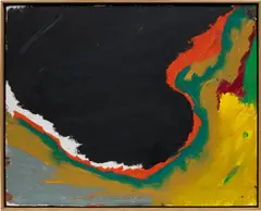 Harold Ancart, Untitled, 2015, oilstick and graphite on paper laid down on board, in artist's frame