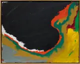 Harold Ancart, Untitled, 2015, oilstick and graphite on paper laid down on board, in artist's frame