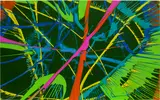 Damien Hirst, Beautiful Life Line, Rip Chord, Sealed for Freshness in a Tunnel of Love Painting, 2008, household gloss on vinyl laid down on canvas