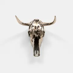 Sherrie Levine, Horned Steer Skull, 2002, cast bronze
