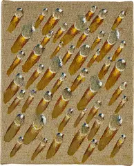 Waterdrops by Kim Tschang Yeul, 2003, oil on canvas, sold Apr 2025