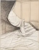 Christo, Wrapped staircase (Project for Rue de Paradis - Yvon Lambert Gallery)