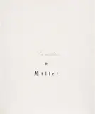 Marcel Broodthaers, La méduse de Millet