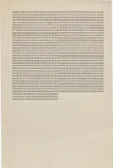 Carl Andre, ddddddddddddddffffffffffffffffffff, 1965, typewriter ink on paper