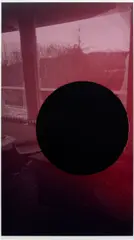 Walead Beshty, Travel Picture Sunset [Tschaikowskistrasse 17 in multiple exposures* (LAXFRATHF/TXLCPHSEALAX) March 27–April 3, 2006] *Contax G-2, L-3 Communications eXaminer 3DX 6000, and InVision Technologies CTX 5000, 2012, artist made chromogenic print, mounted