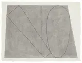Robert Mangold, Plane/Figures IV, 1994, graphite and colour pencil on paper