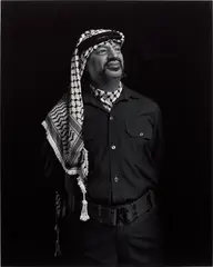 Hiroshi Sugimoto, Yasser Arafat, 1999, artist made gelatin silver print, mounted